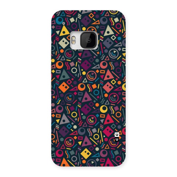 Abstract Figures Back Case for HTC One M9