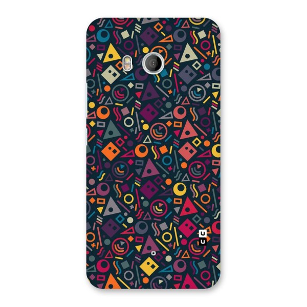 Abstract Figures Back Case for HTC U11