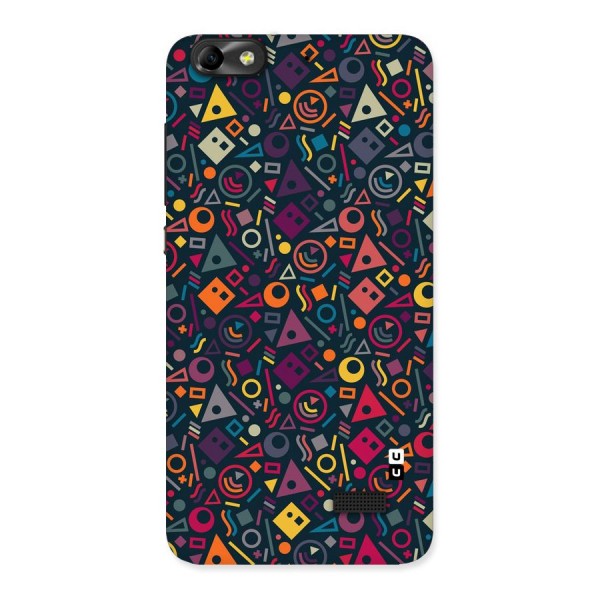 Abstract Figures Back Case for Honor 4C