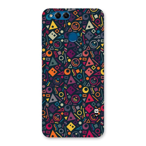 Abstract Figures Back Case for Honor 7X