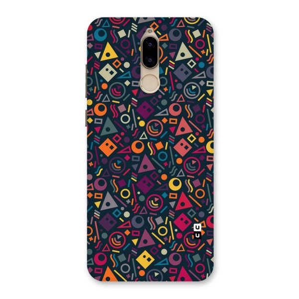 Abstract Figures Back Case for Honor 9i
