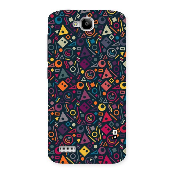 Abstract Figures Back Case for Honor Holly