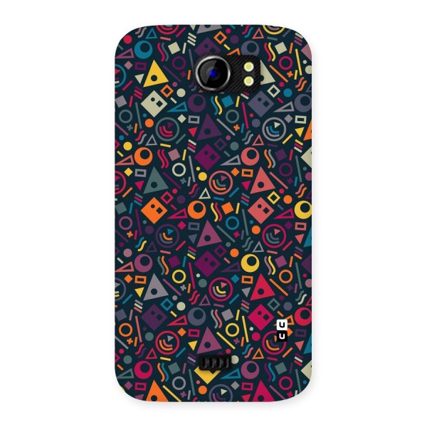 Abstract Figures Back Case for Micromax Canvas 2 A110