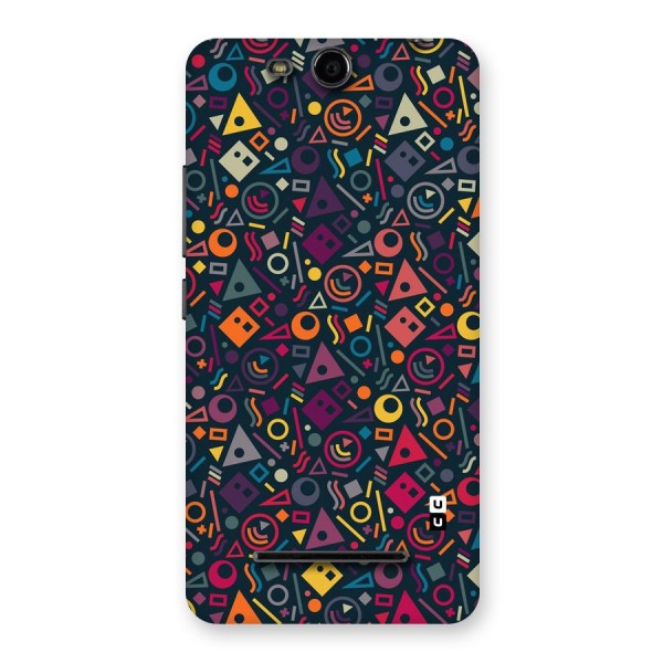 Abstract Figures Back Case for Micromax Canvas Juice 3 Q392
