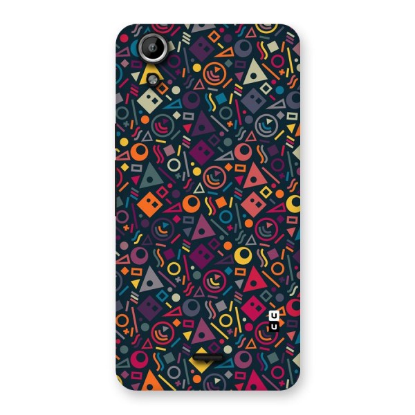 Abstract Figures Back Case for Micromax Canvas Selfie Lens Q345