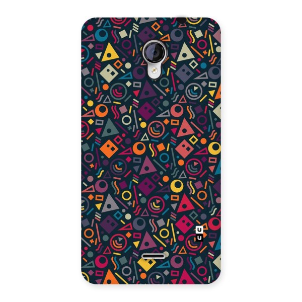 Abstract Figures Back Case for Micromax Unite 2 A106