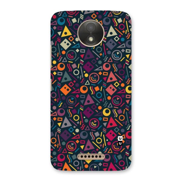 Abstract Figures Back Case for Moto C Plus