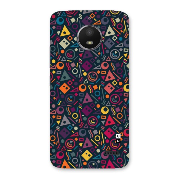 Abstract Figures Back Case for Moto E4
