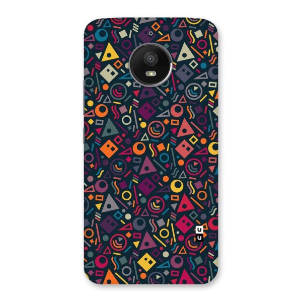 Abstract Figures Back Case for Moto E4 Plus