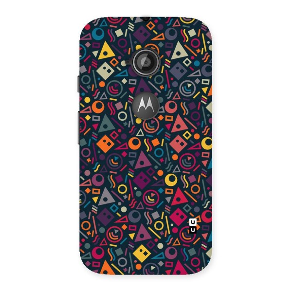 Abstract Figures Back Case for Moto E 2nd Gen