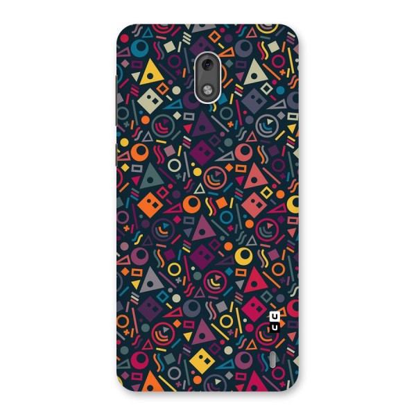 Abstract Figures Back Case for Nokia 2