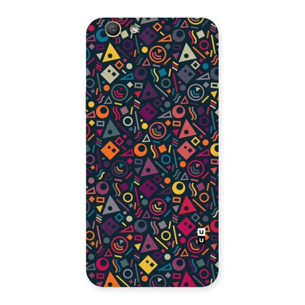 Abstract Figures Back Case for Oppo F1s