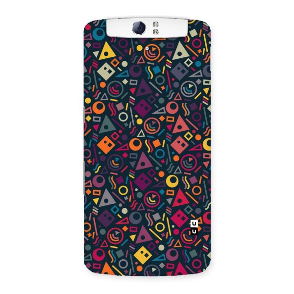 Abstract Figures Back Case for Oppo N1