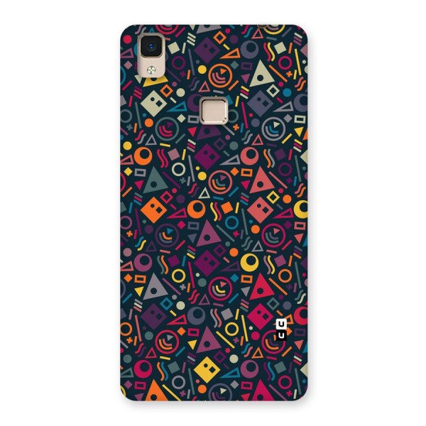 Abstract Figures Back Case for V3 Max