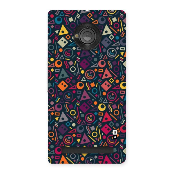 Abstract Figures Back Case for Yu Yunique