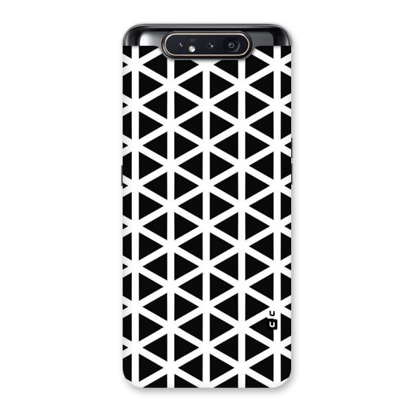 Abstract Geometry Maze Back Case for Galaxy A80