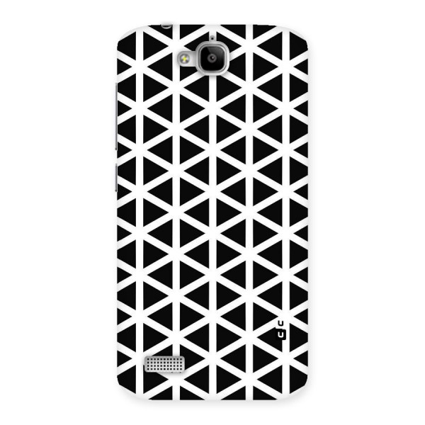 Abstract Geometry Maze Back Case for Honor Holly