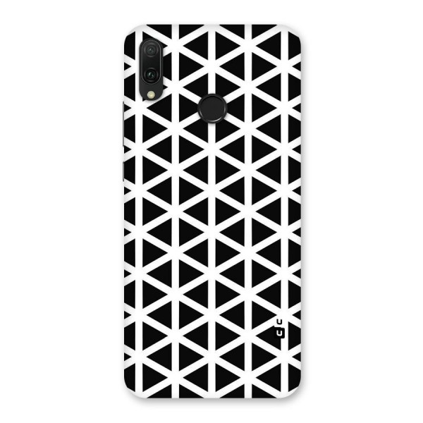 Abstract Geometry Maze Back Case for Huawei Y9 (2019)