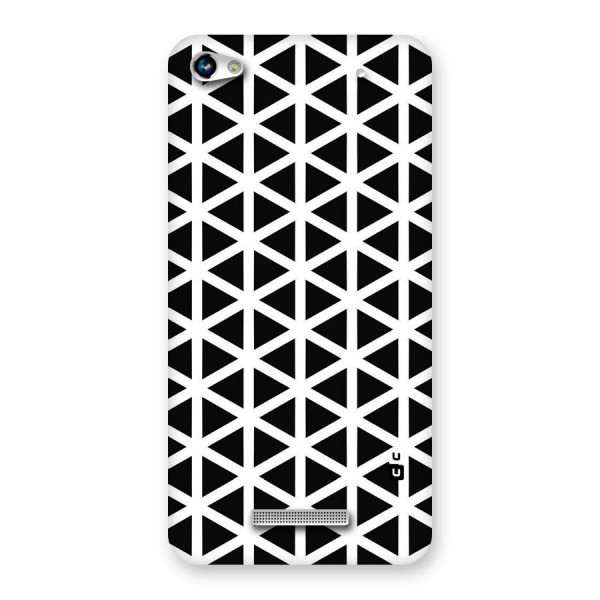 Abstract Geometry Maze Back Case for Micromax Hue 2
