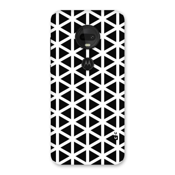 Abstract Geometry Maze Back Case for Moto G7