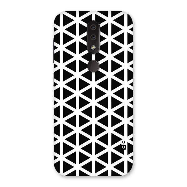 Abstract Geometry Maze Back Case for Nokia 4.2