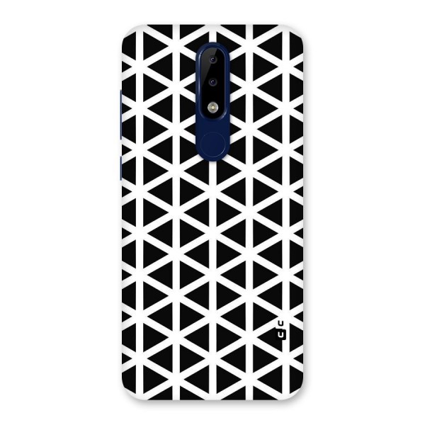 Abstract Geometry Maze Back Case for Nokia 5.1 Plus