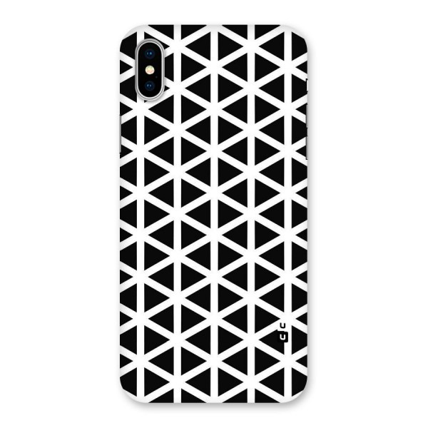 Abstract Geometry Maze Back Case for iPhone X