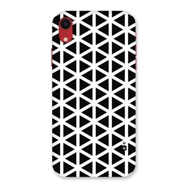 Abstract Geometry Maze Back Case for iPhone XR