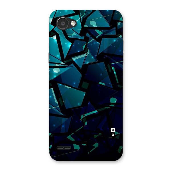 Abstract Glass Design Back Case for LG Q6