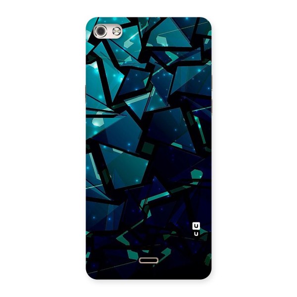 Abstract Glass Design Back Case for Micromax Canvas Silver 5