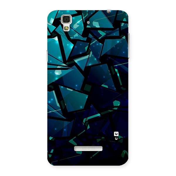 Abstract Glass Design Back Case for YU Yureka Plus