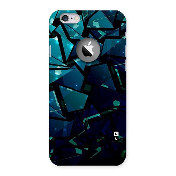 Abstract Glass Design Back Case for iPhone 6 Logo Cut