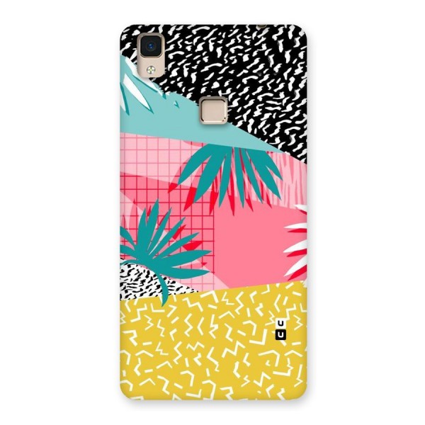 Abstract Grass Hues Back Case for V3 Max