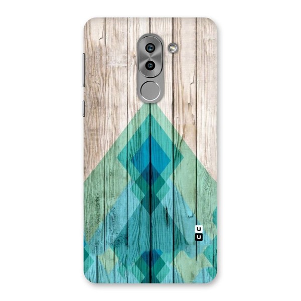 Abstract Green And Wood Back Case for Honor 6X