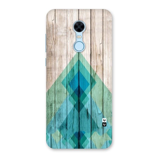 Abstract Green And Wood Back Case for Redmi Note 5