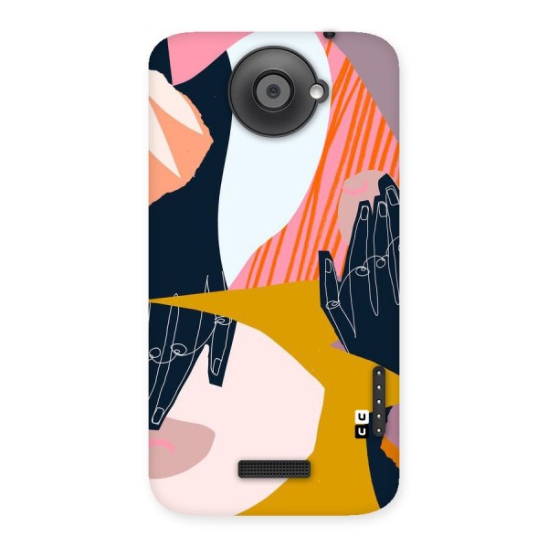 Abstract Hands Back Case for HTC One X