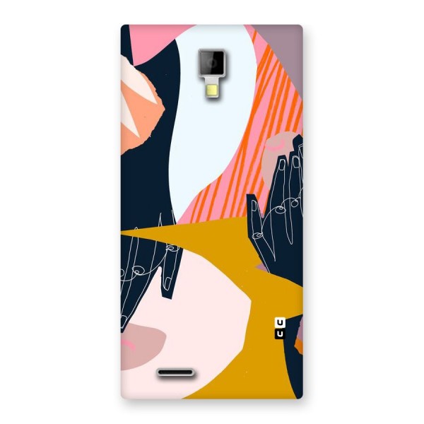 Abstract Hands Back Case for Micromax Canvas Xpress A99
