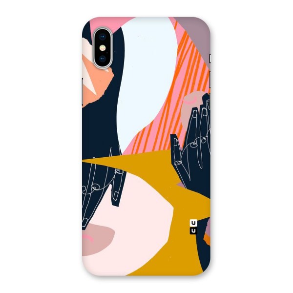 Abstract Hands Back Case for iPhone X