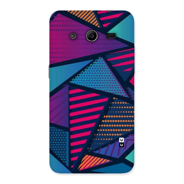 Abstract Lines Polka Back Case for Galaxy Core 2