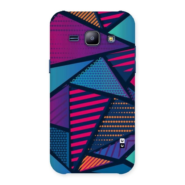 Abstract Lines Polka Back Case for Galaxy J1