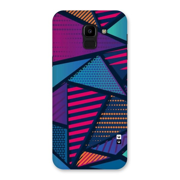 Abstract Lines Polka Back Case for Galaxy J6