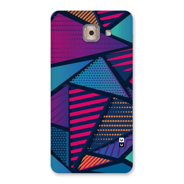Abstract Lines Polka Back Case for Galaxy J7 Max