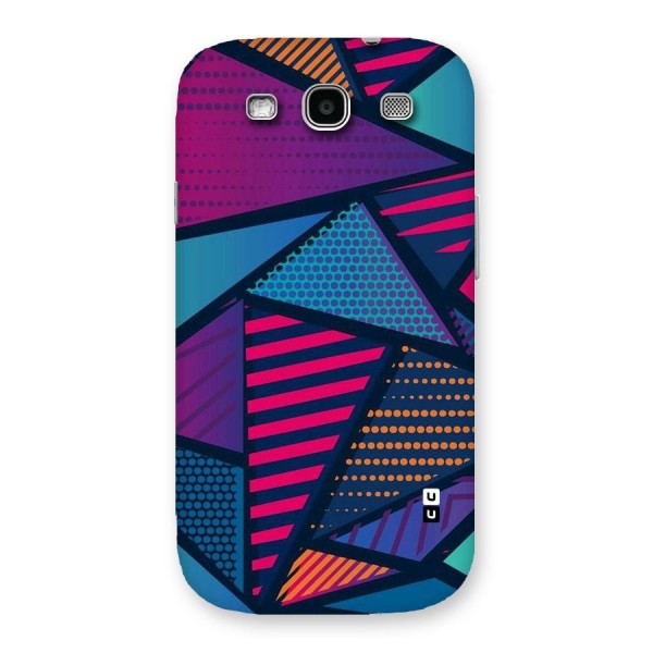 Abstract Lines Polka Back Case for Galaxy S3