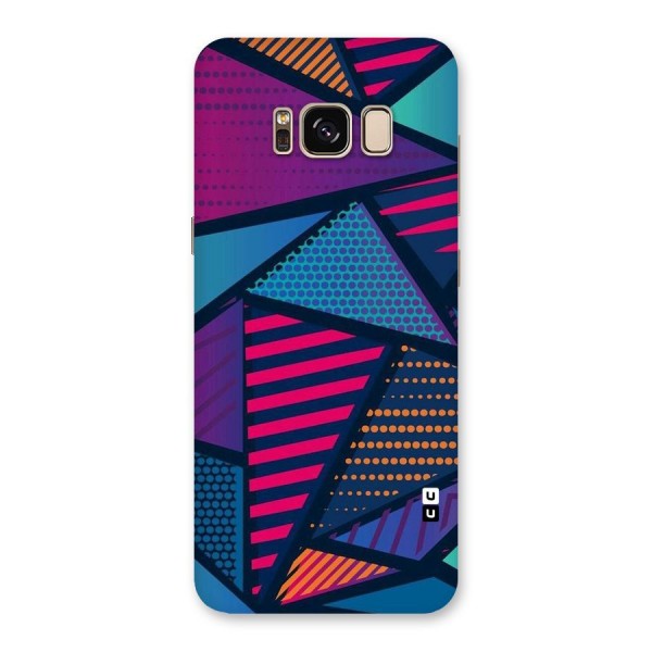 Abstract Lines Polka Back Case for Galaxy S8