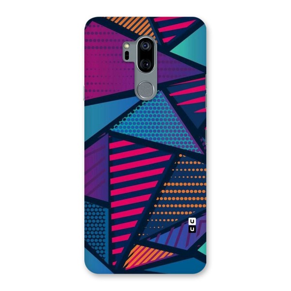 Abstract Lines Polka Back Case for LG G7