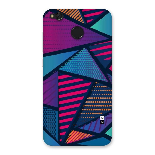 Abstract Lines Polka Back Case for Redmi 4