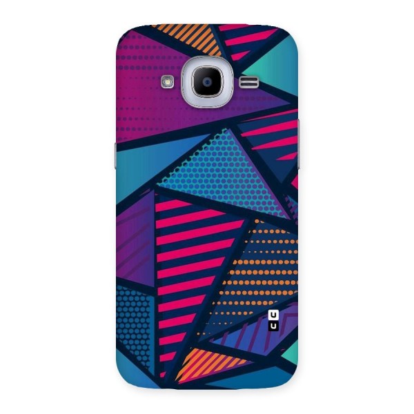 Abstract Lines Polka Back Case for Samsung Galaxy J2 Pro