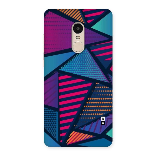 Abstract Lines Polka Back Case for Xiaomi Redmi Note 4