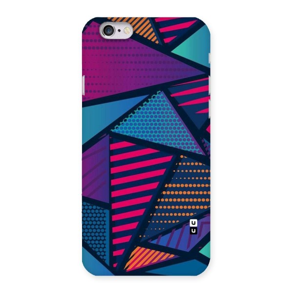 Abstract Lines Polka Back Case for iPhone 6 6S