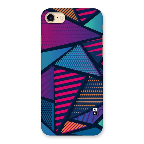 Abstract Lines Polka Back Case for iPhone 7